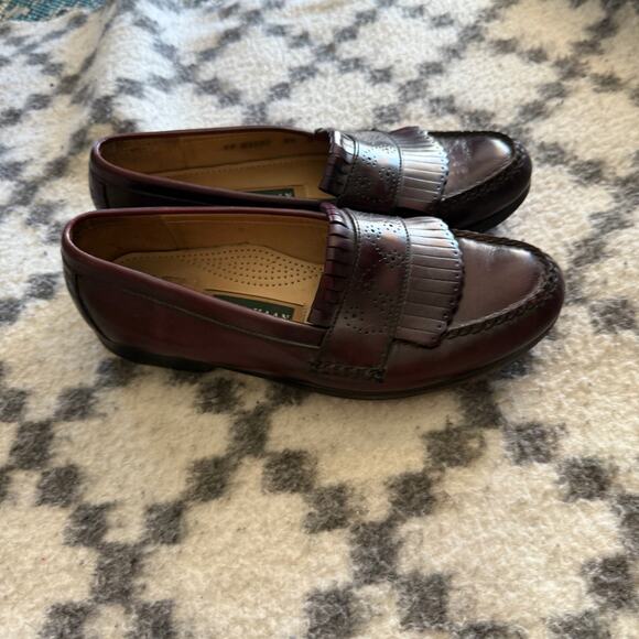 Vintage Cole Haan‎ Loafers Men\'s 8.5 D Burgundy Leather Old Money Kentucky Derby main image 6